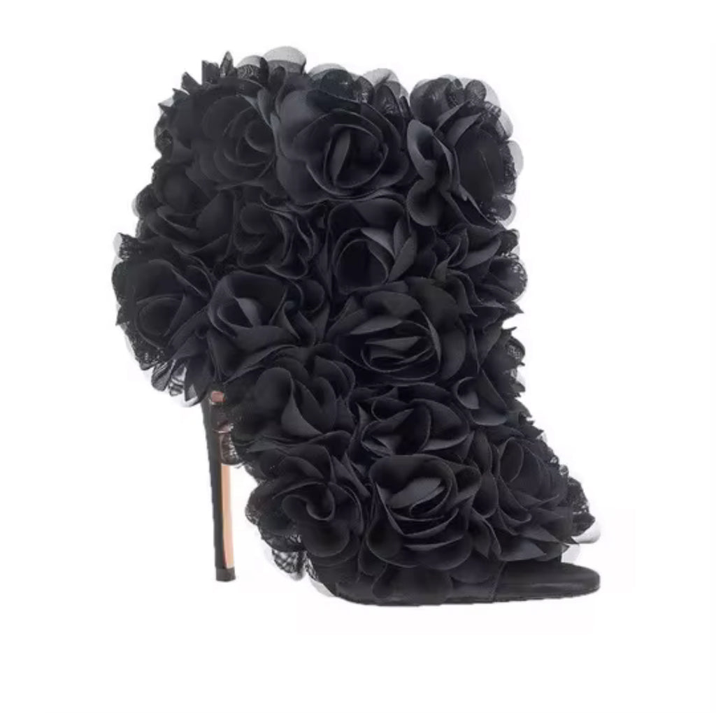 “Floral Fantasy 3D Rose Heels-Garden Goddess Collection