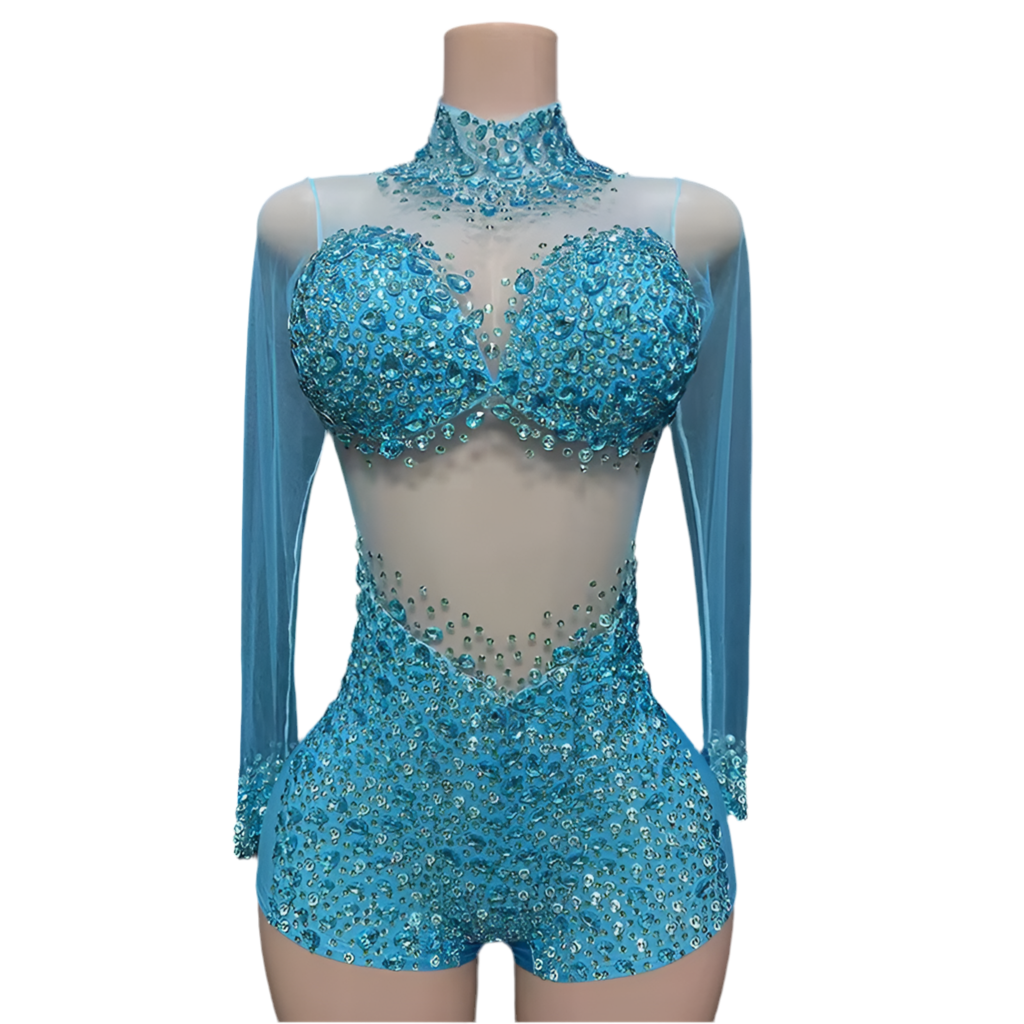 Frosted Fantasy Rhinestone Romper