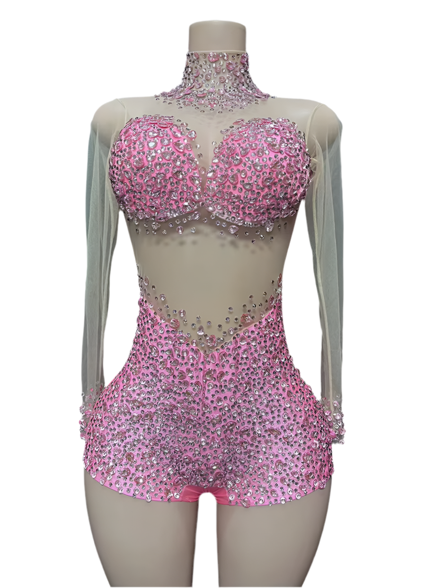Frosted Fantasy Rhinestone Romper