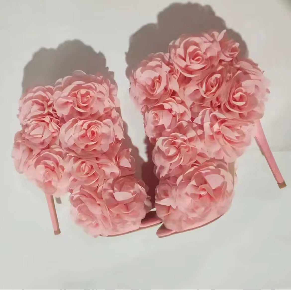 Blush Bloom Fantasy Heels – Pink High Heels for Parties & Events