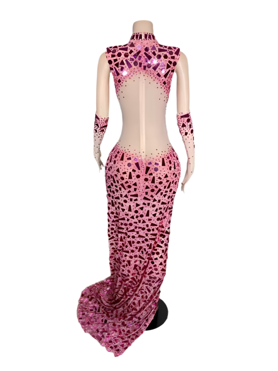 Pink Shatter Gown