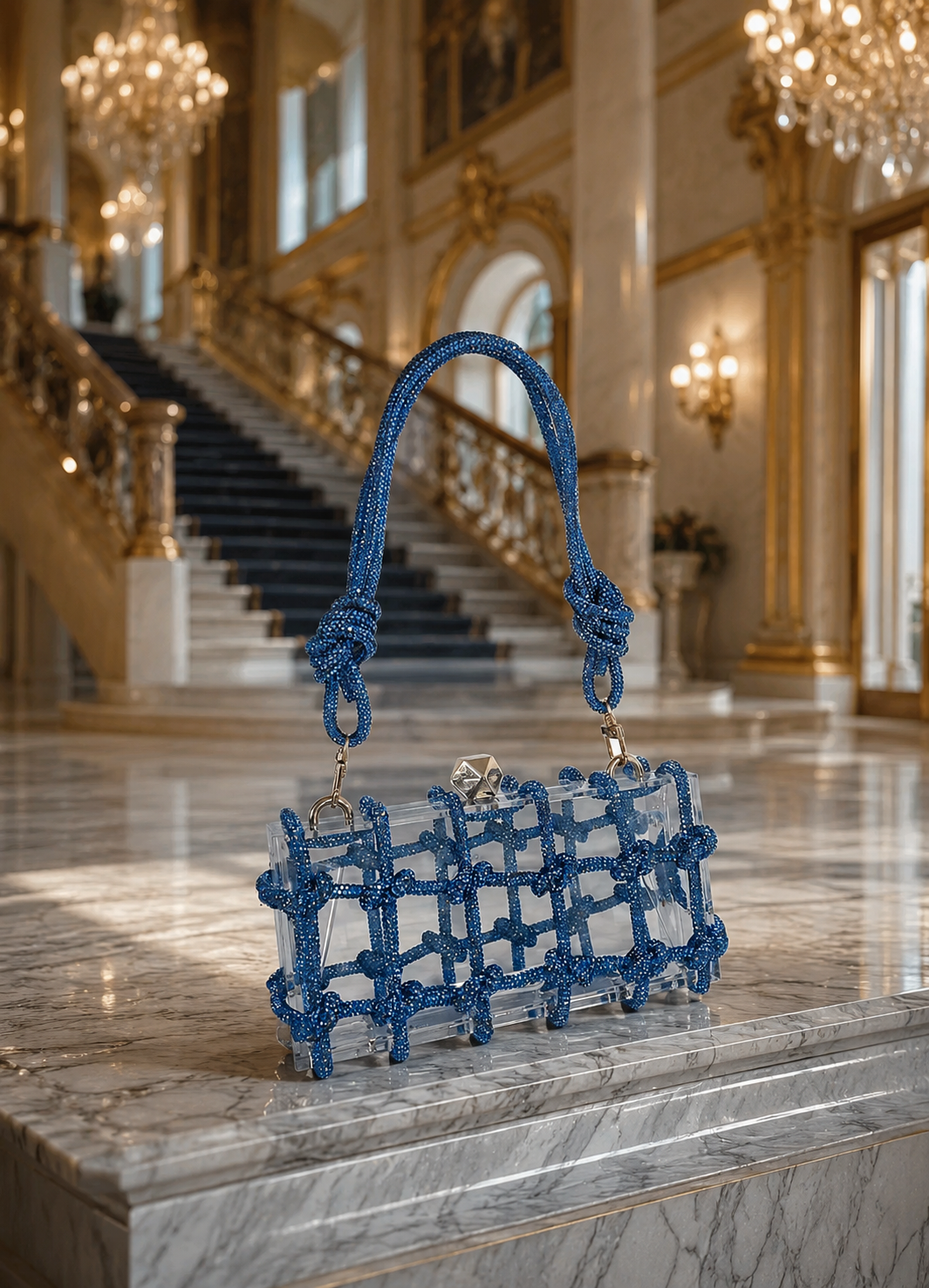 "Diamond Knot Clutch"
