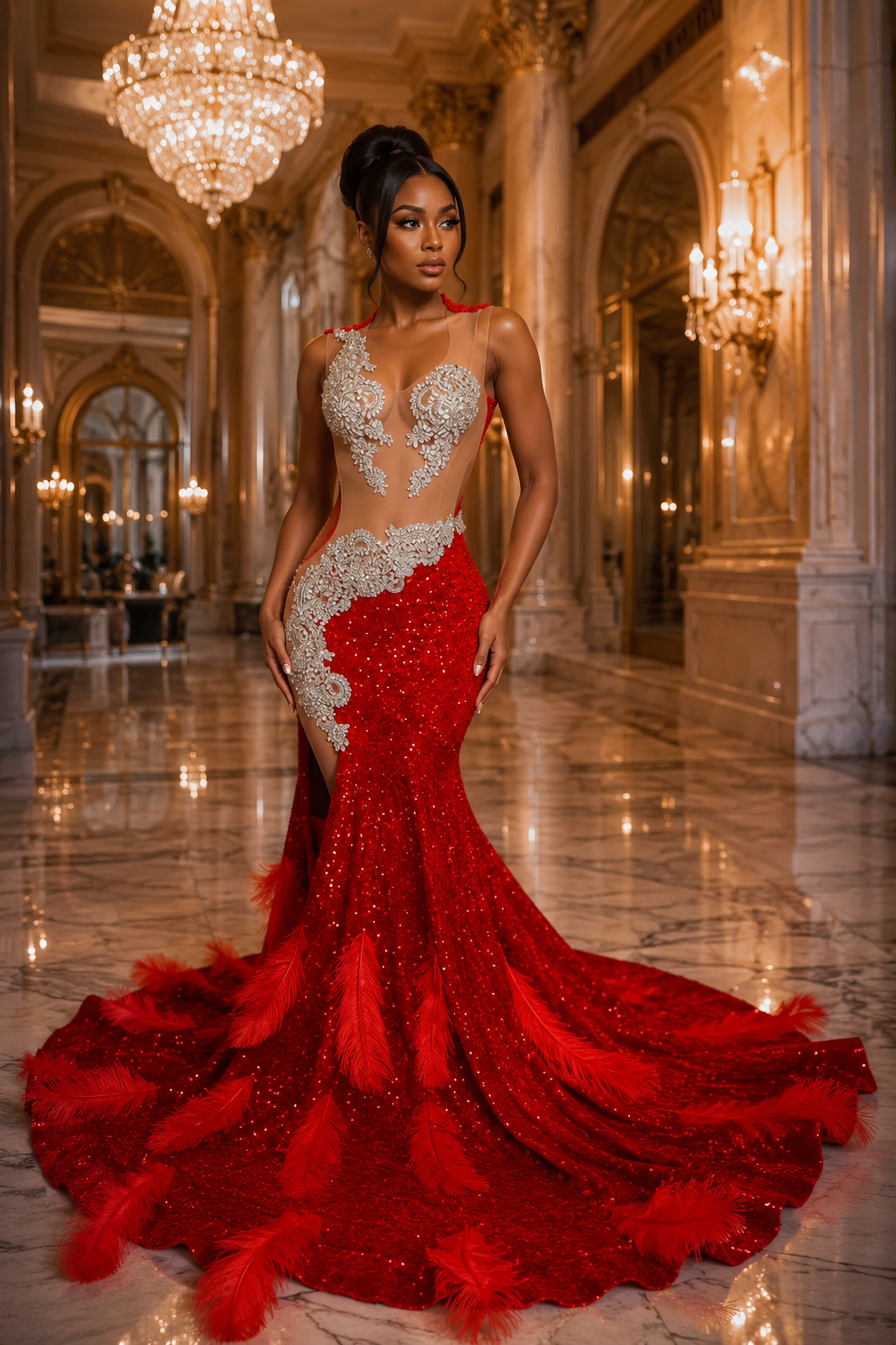 "Sinful in Scarlet"