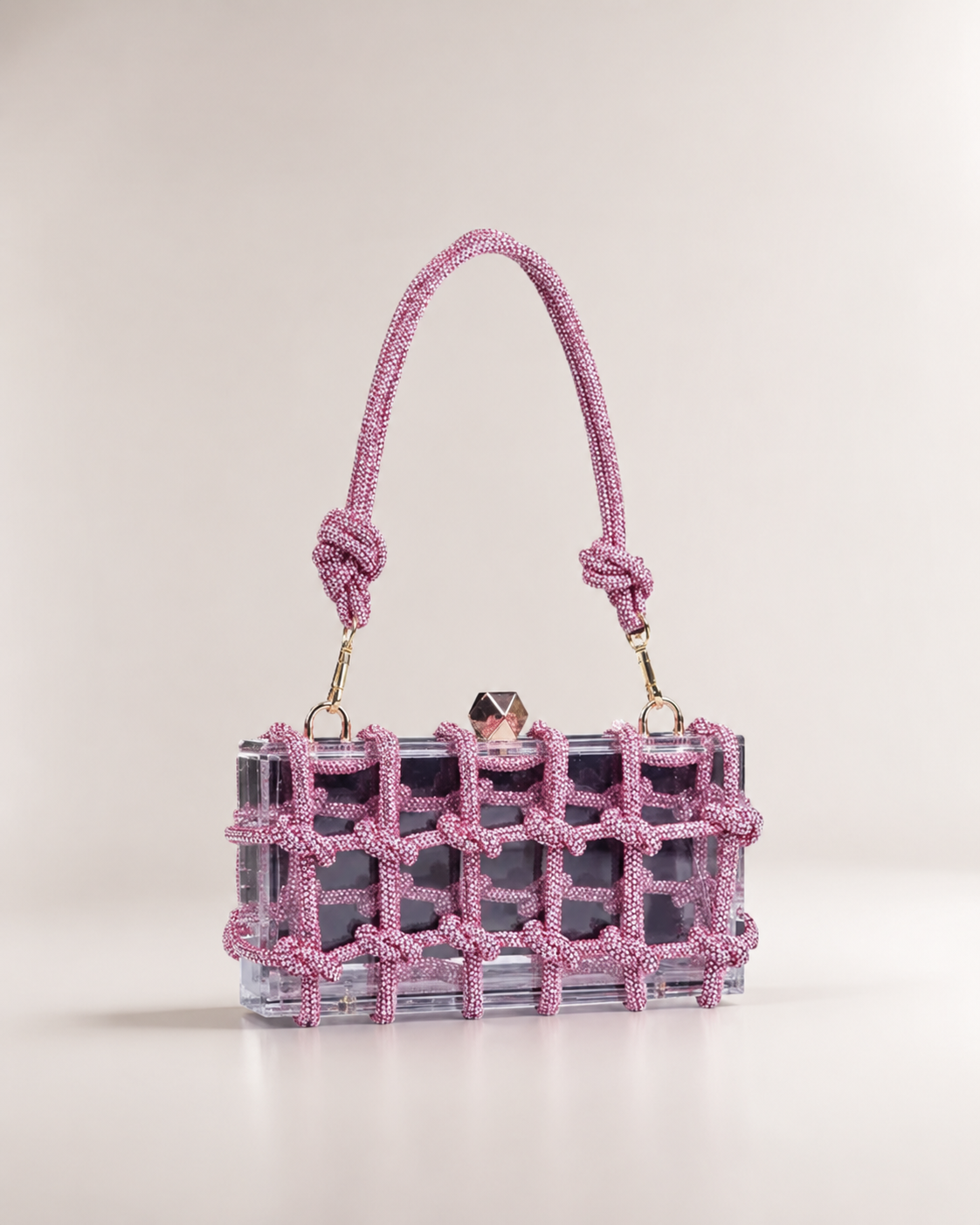 "Diamond Knot Clutch"