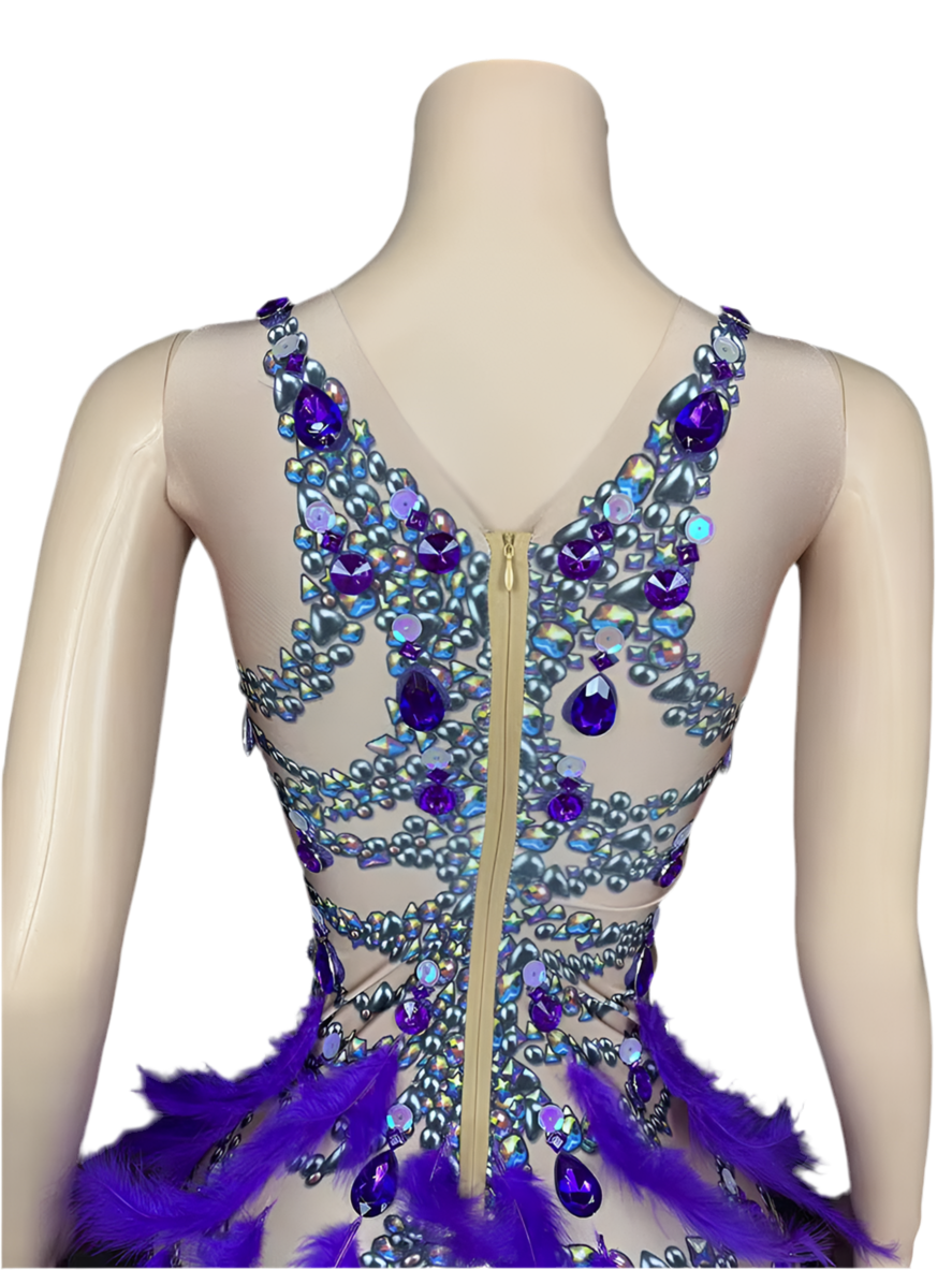 Royal Plum Fantasy Gown