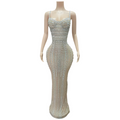 Crystal Crush Gown – Rhinestone Nude Illusion Evening Dress